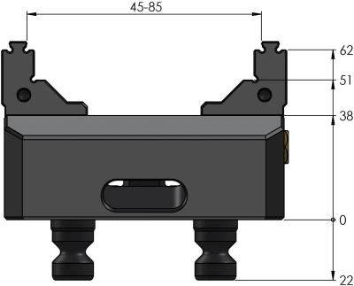 Пятиосевые тиски Makro-Grip FS 77 46 мм фото