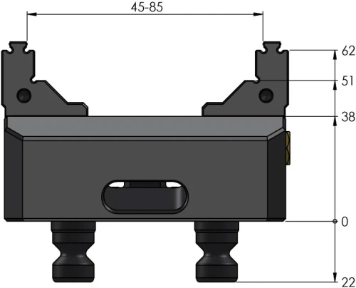 Пятиосевые тиски Makro-Grip FS 77 46 мм фото
