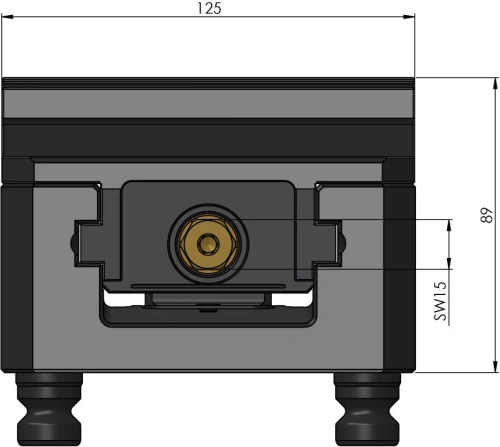 Тиски 5-осевые Makro-Grip FS 125 0-255 мм фото