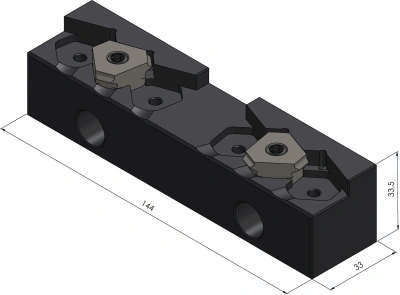 Штамповочные губки Makro-4Grip с вставками фото