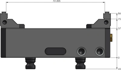 Пятиосевые тиски Makro-Grip 125 FS 0-205 мм фото
