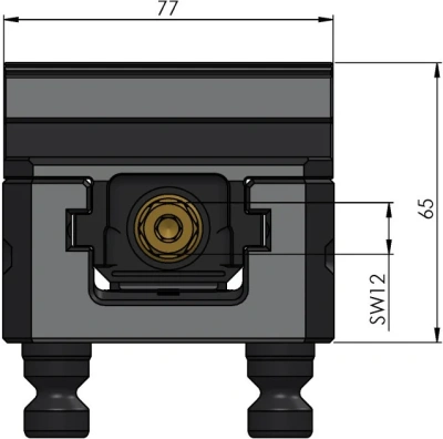 Тиски 5-осевые Makro-Grip FS 77 мм фото