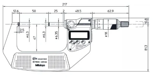293-230-30 Микрометр цифровой 0-25х0.001