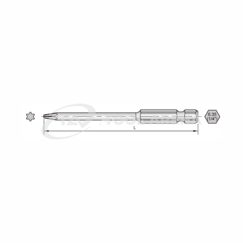 0-TPK-B01-TX15-75 Sloky 75mm биты TORX®