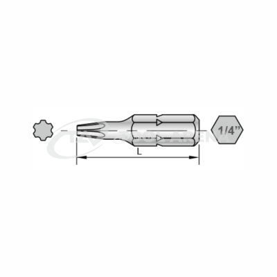 0-TPK-B02-20IP-25 Sloky 25mm биты TORX PLUS®