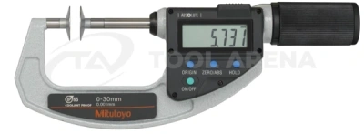 369-411-20 Микрометр д/мягк.мат-ов и зубч.колес цифровой 0-30x0.001