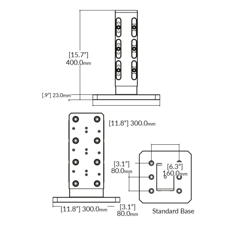 Стойка Tombstone RockLock™ 96mm RL96S-3002 фото