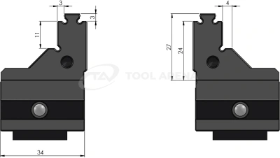 Сменные губки Makro-Grip 46 мм без рифления фото