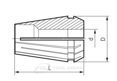 ER40 Цанга D9 NICHE фото