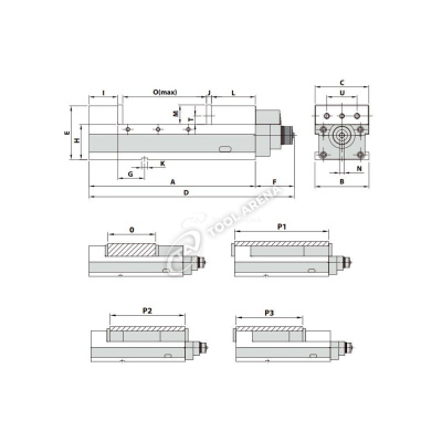 Тиски прецизионные AVM-160G/HV KS15010 фото