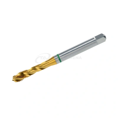 V-30136 Метчик машинный M10 x 1.5 DIN 371, HSS-E-PM TiN для общего применения, форма С, VÖLKEL