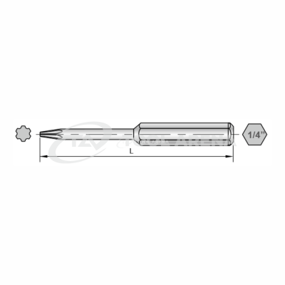 0-TPK-B02-9IP-50 Sloky 50mm биты TORX PLUS®