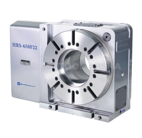 4-я ось, программно управляемый поворотный стол с большим отверстием и гидравлическим зажимом HRS-650Y28 фото