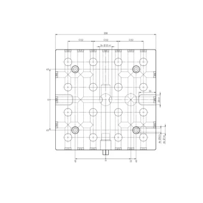 Quick•Point® 52, Grid Plate
      
                
                  
            4-fold, 208 x 208 x 27 mm, with mounting bores for 63 mm slot distance
      


                


                Item No. 45641 фото