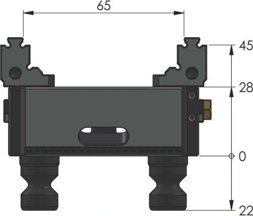 Микротиски 5-осевые Makro-Grip Micro 46 ширина губок 46 мм фото