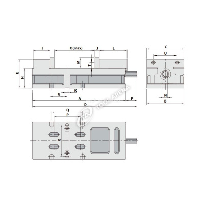 Тиски прецизионные MG-60G/HV KS13010 фото