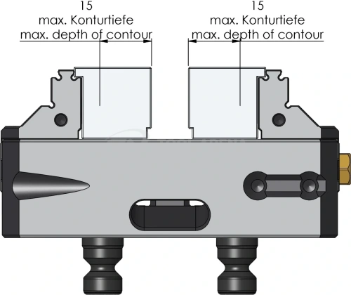 Контурные губки Makro-Grip 77 мм для тисков фото