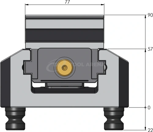 Контурные губки Makro-Grip 77 мм для тисков фото