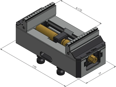 Пятиосевые тиски Makro-Grip 77 FS 160 мм фото