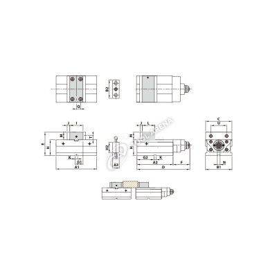 Тиски прецизионные AOM-200/HV KS22020 фото