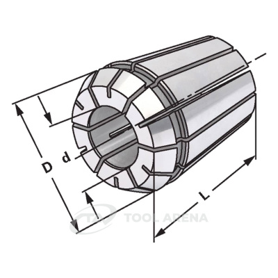 ER11UP Цанга высокой точности D5 NICHE фото