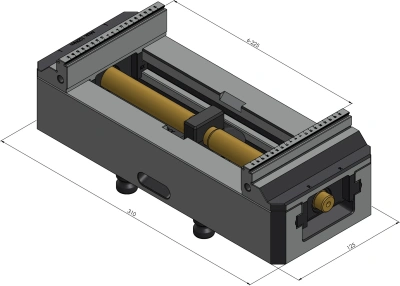 Тиски 5-осевые Makro-Grip FS 125 мм фото