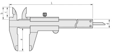 530-119 Штангенциркуль нониусный 0-300х0.02