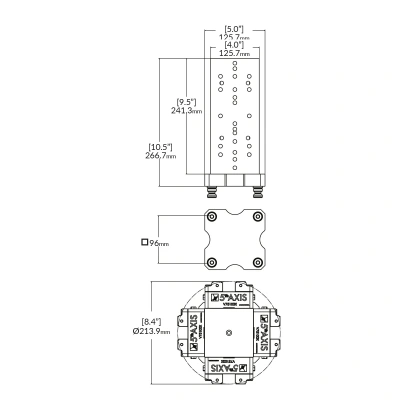 Зажимная стойка RockLock™ 96mm V75100T4 фото