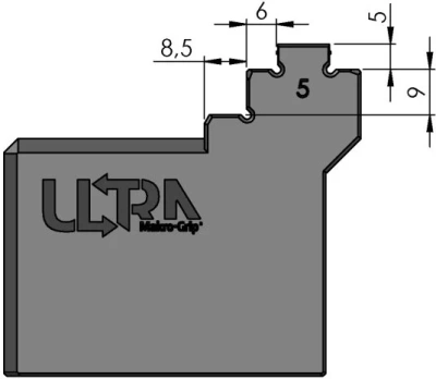 Зажимная губка Makro-Grip Ultra 125 мм фото