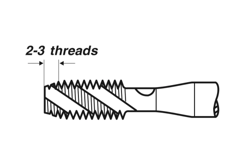 V-31779 Метчик машинный M18 x 2.5 DIN 376, HSS-E VAP, форма С, VÖLKEL фото