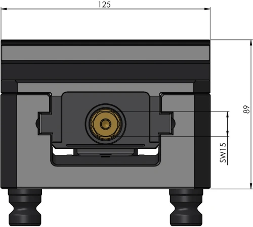 Пятиосевые тиски Makro-Grip FS 125 мм фото