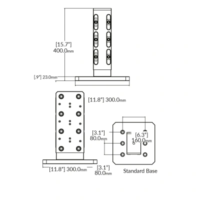 Монтажная колонна RockLock™ 96mm RL96A-3002 фото