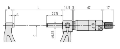 103-138 Микрометр механический 25-50х0.01