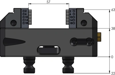 Центрирующие тиски Vario•Tec 77 фото