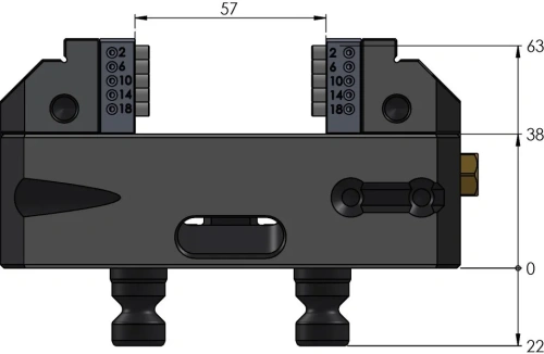 Центрирующие тиски Vario•Tec 77 фото