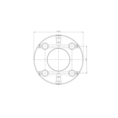 Круглая плита нулевой точки Quick•Point® 96 ø 176 x 27 мм 45803 фото