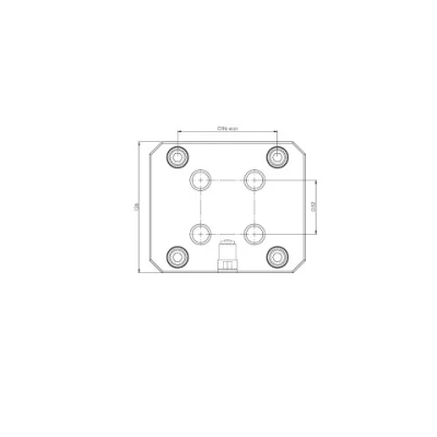 Переходная плита Quick•Point для системы нулевого базирования, 150x126x27 мм 45160 фото
