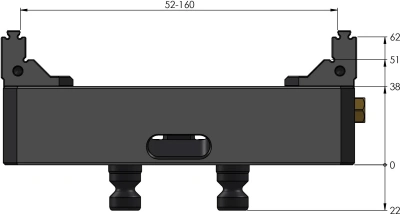 Пятиосевые тиски Makro-Grip 77 FS 160 мм фото