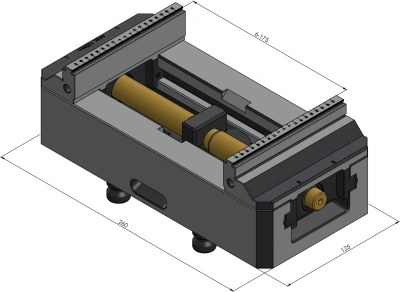 Тиски 5-осевые Makro-Grip FS 125 0-255 мм фото