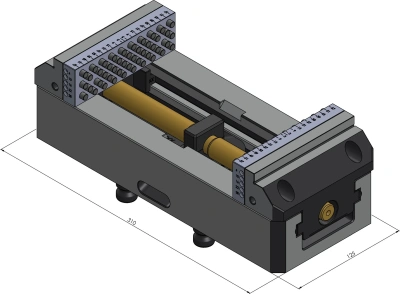 Центрирующие тиски Vario•Tec 125 мм фото