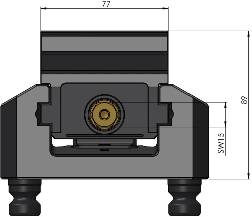 Пятиосевые тиски Makro-Grip FS 125 77 мм фото